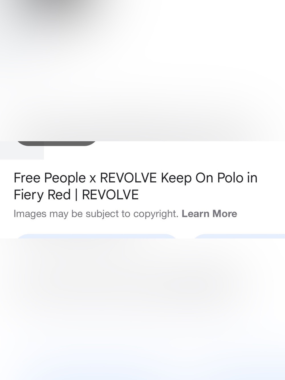 FREE PEOPLE We The Free x Revolve Keep On Polo Shabby Chic Crop Sleeveless Top M - Picture 4 of 6